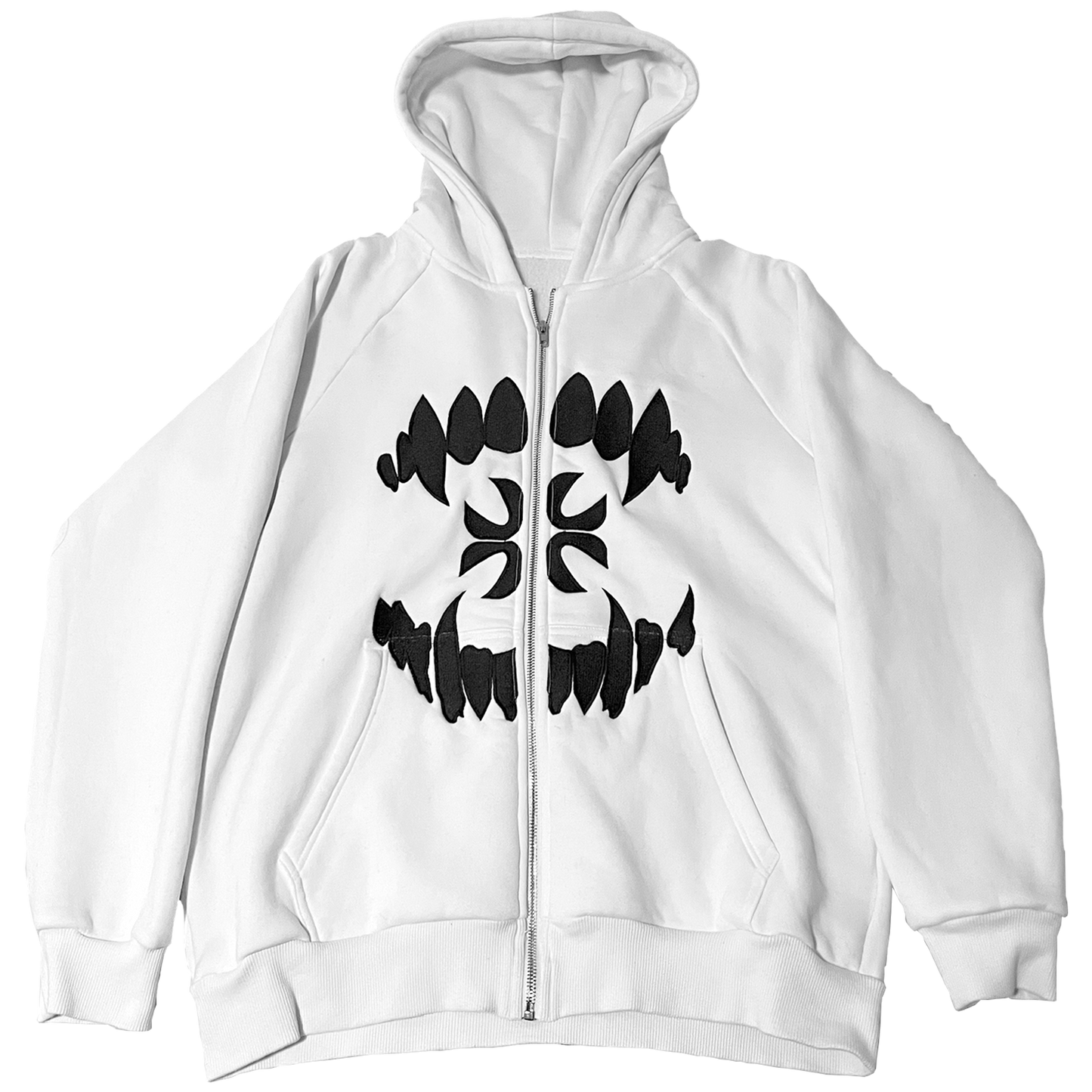 "Glory Vamp!" Zip Up (White)